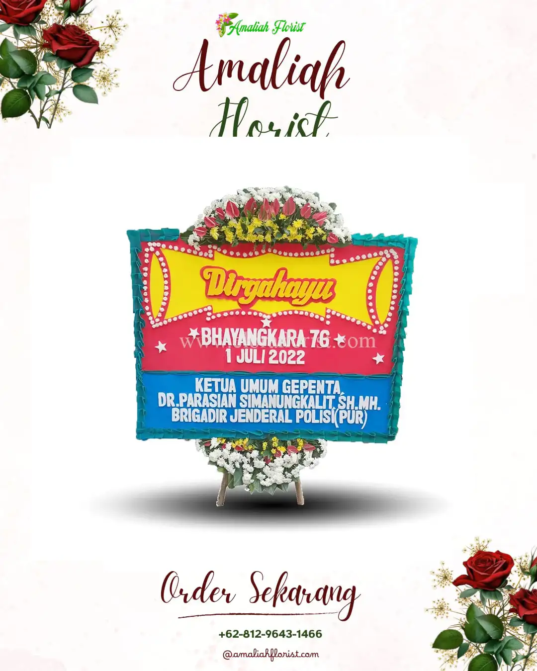 Papan Bunga HUT Ulang Tahun Awinbon